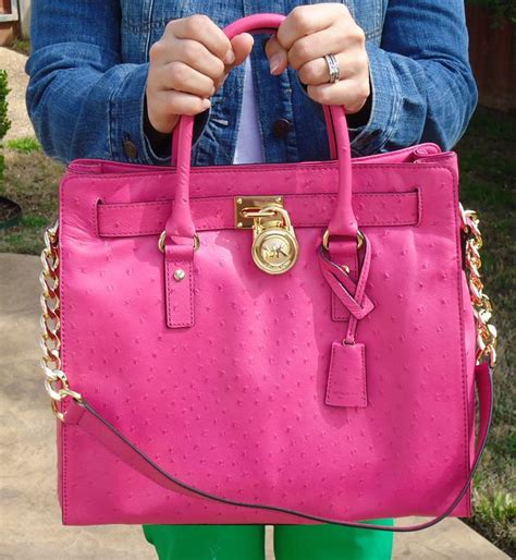 michael kors bright pink bag|Michael Kors pink bag sale.